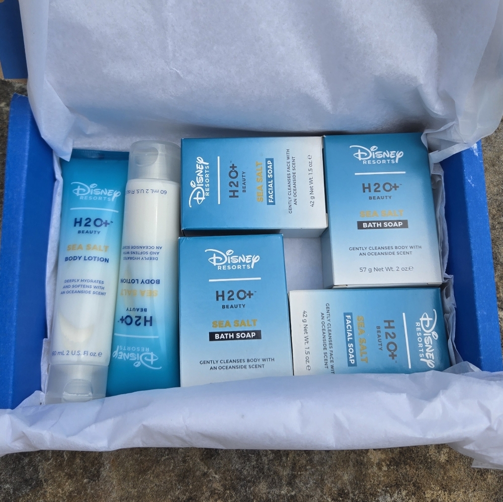 NWT Disney Resorts H2O+ Sea Salt Soap And Lotion Travel Size Set - Picture 3 of 9